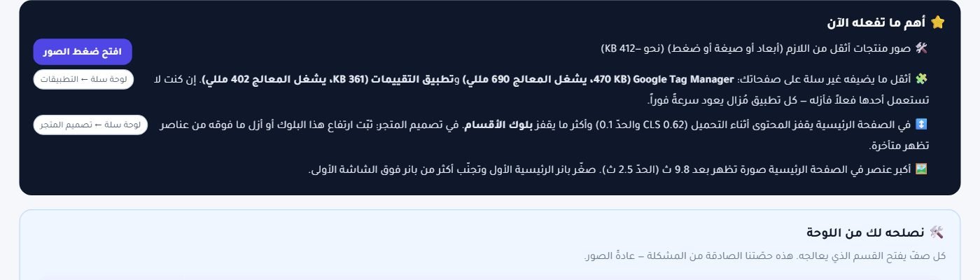 «أهم ما تفعله الآن»: صور المنتجات بزر ضغط الصور، والتطبيقات الثقيلة بالاسم، والبلوك الذي يقفز